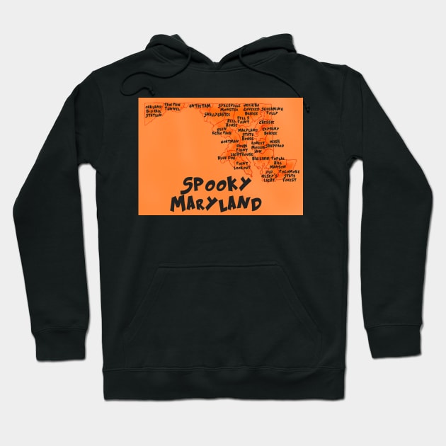 Spooky Maryland Hoodie by margaretcorleoneblues